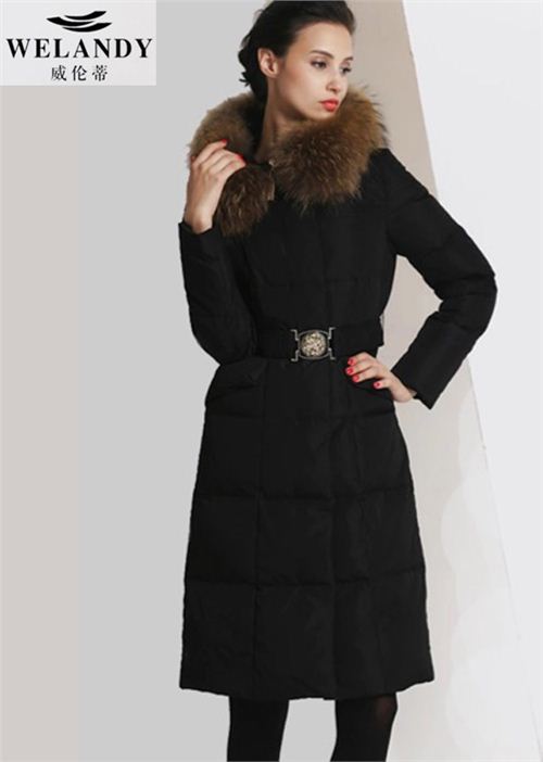 2015新款威伦蒂中长款羽绒服
