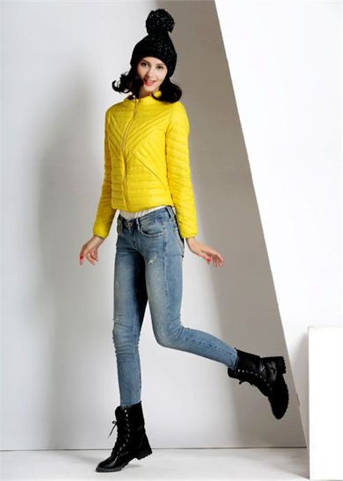 威伦蒂2015秋冬多色修身羽绒服