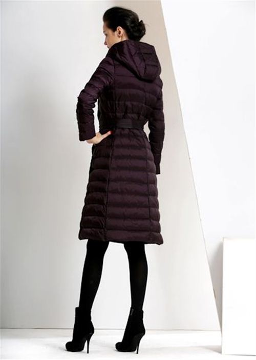 威伦蒂2015新款长款羽绒服大牌欧美风修身显瘦女