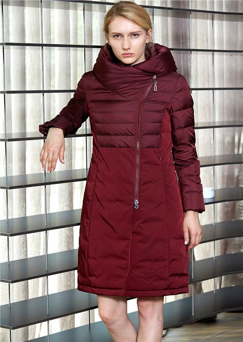 威伦蒂2017新款长款羽绒服大牌都市风