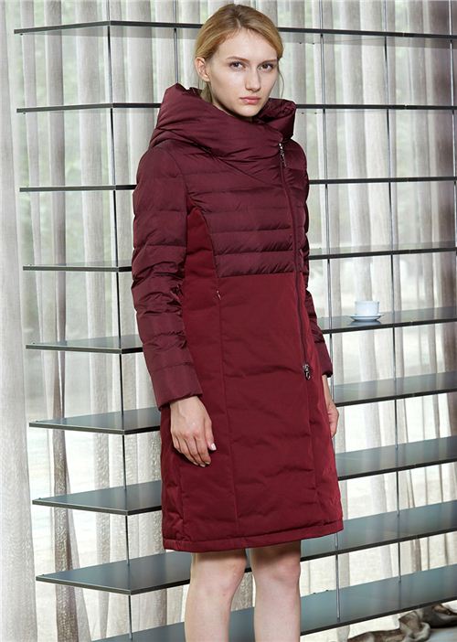 威伦蒂2017新款长款羽绒服大牌都市风