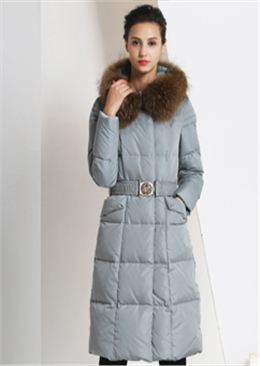 2015新款威伦蒂中长款羽绒服 欧洲大牌加厚超大毛领修身收腰 女款