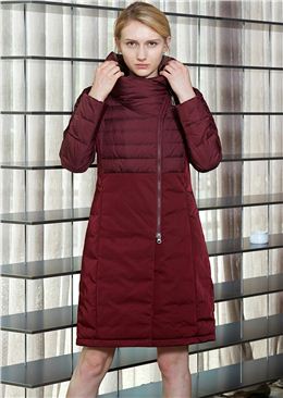 威伦蒂2017新款长款羽绒服大牌都市风